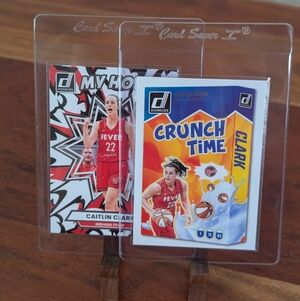 Set Of 2025 WNBA Panini Donruss Caitlin Clark Crunch Time & My House Cards